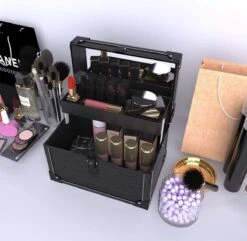 Make Up Koffer- Make Up Organizer- Beautycase -zwart -Make-upkoffer- Multifunctionele Koffer- Make-upkoffer- Sieradenkoffer- Kapperskoffer- Afneembare Schouderriem- Klassieke Zwarte Beautycase 12 Make Up Koffer- Make Up Organizer- Beautycase -zwart -Make-upkoffer- Multifunctionele Koffer- Make-upkoffer- Sieradenkoffer- Kapperskoffer- Afneembare Schouderriem- Klassieke Zwarte Beautycase -Poeder - Foundation Winkel 1200x1171 5