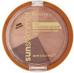 Rimmel London Rimmel - SunShimmer 3 In 1 Shimmering Bronzer Lustrous Powder 9.9 G 1 Gold Princess - -Poeder - Foundation Winkel 1200x1176 1