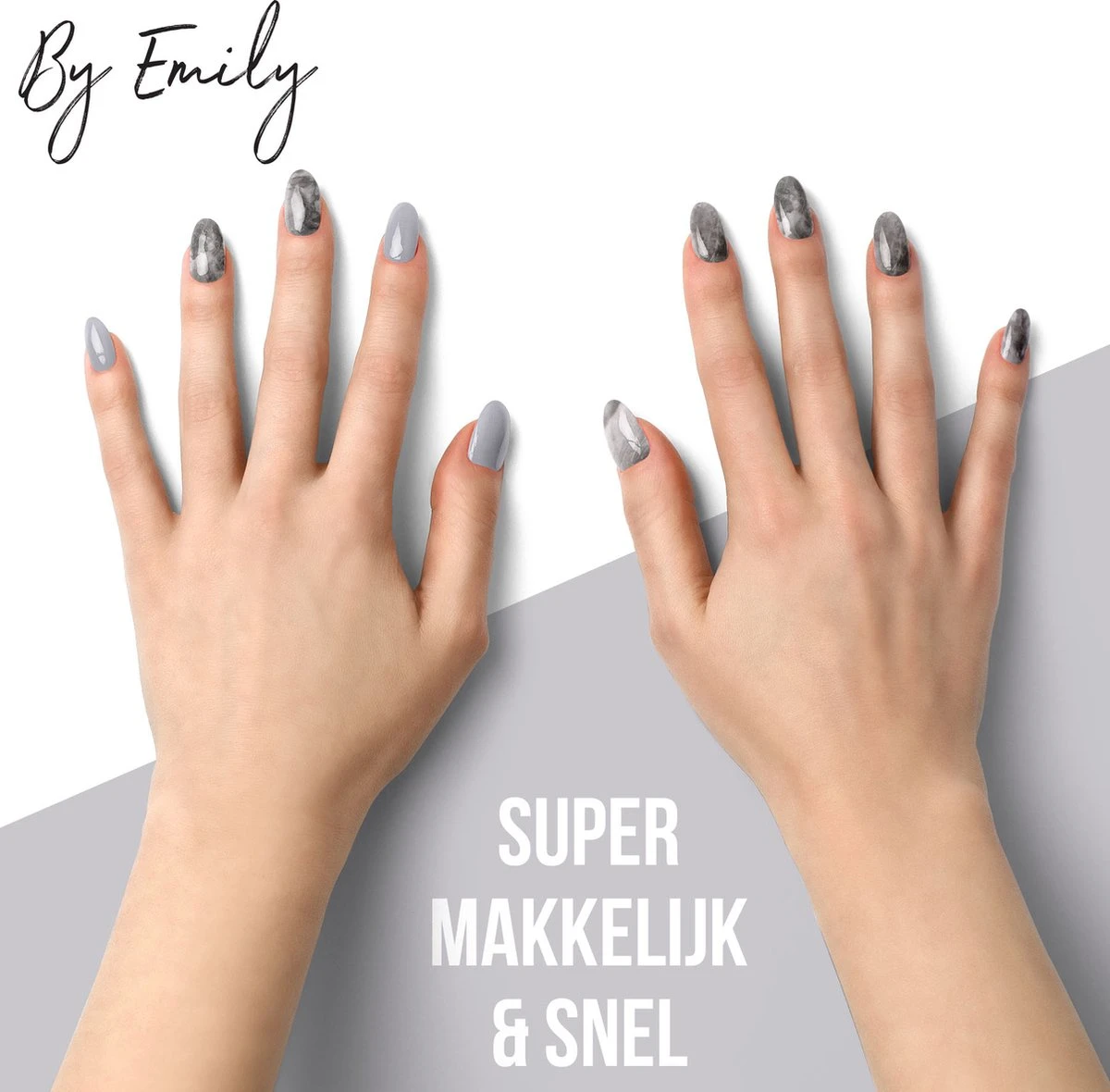 By Emily - Nagel Wrap - White Marble | 16 Stickers | Nail Wrap | Nail Art | Trendy | Design | Nagellakvrij | Eenvoudig | Nagel Wrap | Nagel Stickers | Folie | Zelfklevend | Sjablonen 7 By Emily - Nagel Wrap - White Marble | 16 Stickers | Nail Wrap | Nail Art | Trendy | Design | Nagellakvrij | Eenvoudig | Nagel Wrap | Nagel Stickers | Folie | Zelfklevend | Sjablonen - Afbeelding 5
