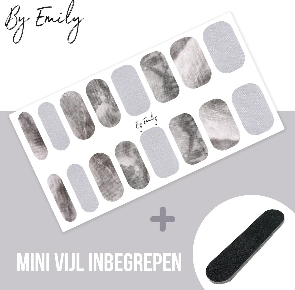 By Emily - Nagel Wrap - White Marble | 16 Stickers | Nail Wrap | Nail Art | Trendy | Design | Nagellakvrij | Eenvoudig | Nagel Wrap | Nagel Stickers | Folie | Zelfklevend | Sjablonen 10 By Emily - Nagel Wrap - White Marble | 16 Stickers | Nail Wrap | Nail Art | Trendy | Design | Nagellakvrij | Eenvoudig | Nagel Wrap | Nagel Stickers | Folie | Zelfklevend | Sjablonen - Afbeelding 8