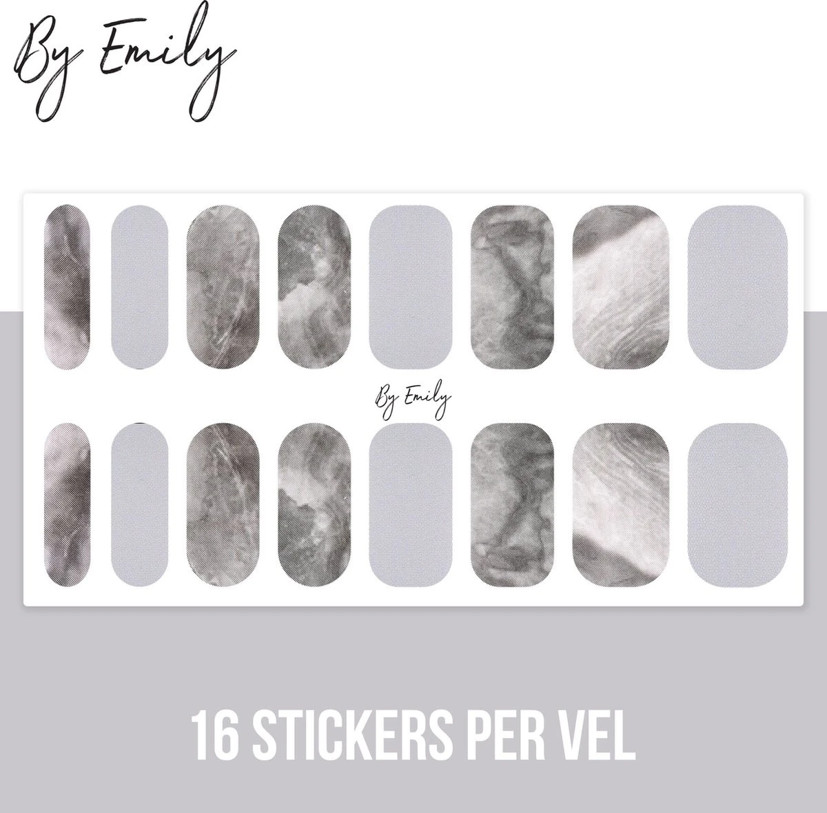 By Emily - Nagel Wrap - White Marble | 16 Stickers | Nail Wrap | Nail Art | Trendy | Design | Nagellakvrij | Eenvoudig | Nagel Wrap | Nagel Stickers | Folie | Zelfklevend | Sjablonen 11 By Emily - Nagel Wrap - White Marble | 16 Stickers | Nail Wrap | Nail Art | Trendy | Design | Nagellakvrij | Eenvoudig | Nagel Wrap | Nagel Stickers | Folie | Zelfklevend | Sjablonen - Afbeelding 9
