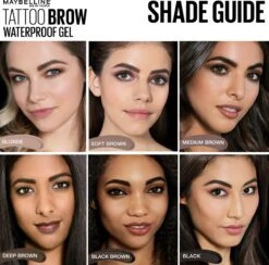 Maybelline Tattoo Brow Waterproof Wenkbrauwgel - 02 Soft Brown 18 Maybelline Tattoo Brow Waterproof Wenkbrauwgel - 02 Soft Brown -Poeder - Foundation Winkel 1200x1183 6