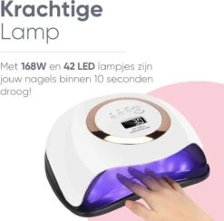 De Sera UV Lamp Gelnagels 168W - LED Lamp Nagels - Gellak Lamp - Nageldroger Met 2.5 Meter Lang Snoer - Wit 9 De Sera UV Lamp Gelnagels 168W - LED Lamp Nagels - Gellak Lamp - Nageldroger Met 2.5 Meter Lang Snoer - Wit -Poeder - Foundation Winkel 1200x1184 11