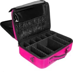 Cosmetica Koffer - Make-up Koffer Met Verstelbare Vakken - Visagie En Nagelstyliste Beauty Koffer - 37x27x13CM - Roze 24 Cosmetica Koffer - Make-up Koffer Met Verstelbare Vakken - Visagie En Nagelstyliste Beauty Koffer - 37x27x13CM - Roze -Poeder - Foundation Winkel 1200x1184 7