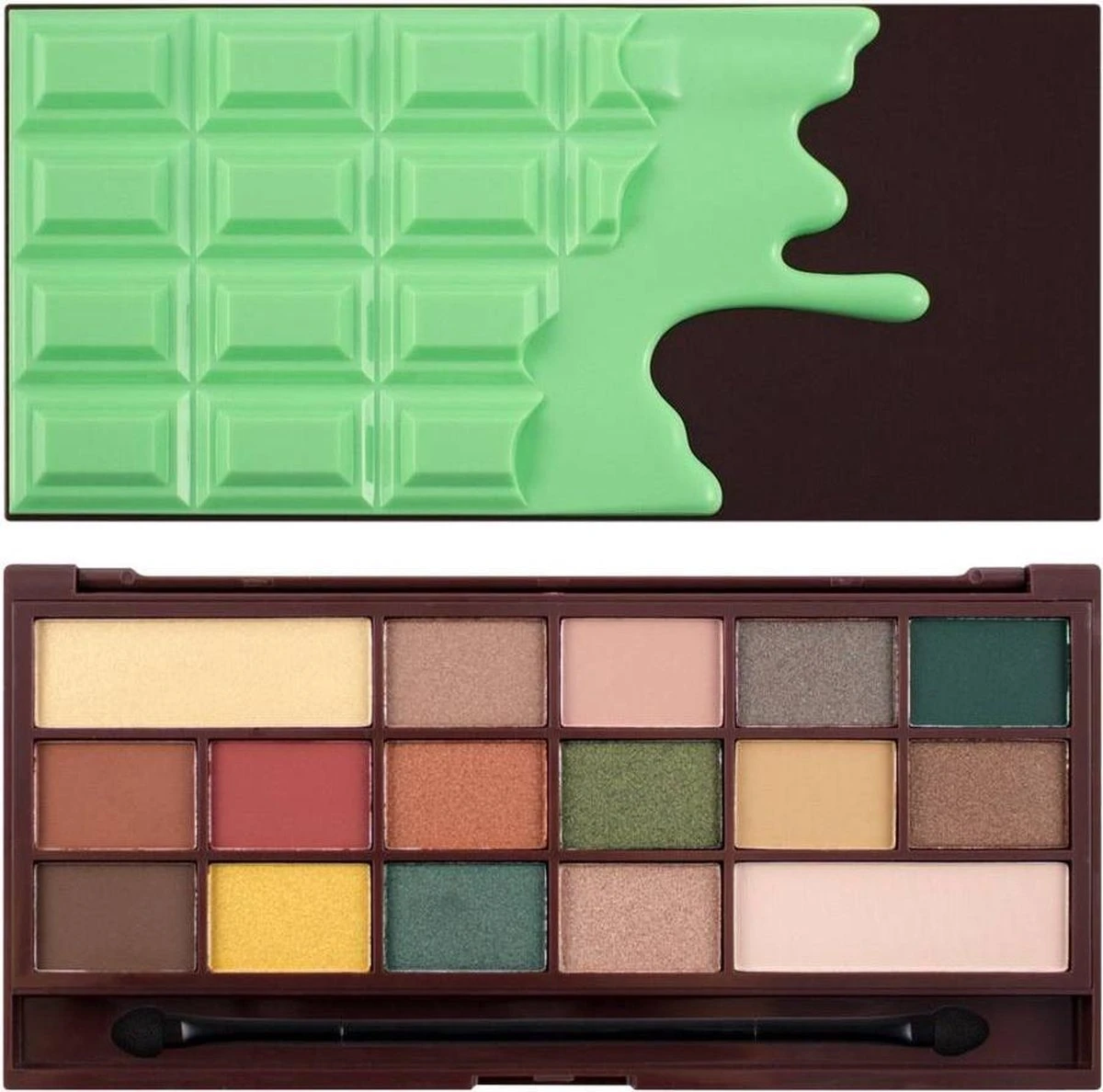 Makeup Revolution I Love Revolution Oogschaduw Palette - Mint Chocolate 7 Makeup Revolution I Love Revolution Oogschaduw Palette - Mint Chocolate - Afbeelding 5