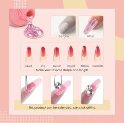 Polygel- Polygel Kit- Polygel Nagels- Polygel Starter Set - RH0594： Thin Nail File 1 Grey Nail File 1 48W White Nail Dryer Helmet Lamp 220V 1 Curved Tweezers 1 Glass Cup 1 Cuticle Fork 1 Cuticle Pusher 1 Nail Cutter 1 Dual End Nail Brush 1 8G Nail Gl -Poeder - Foundation Winkel 1200x1193 10