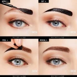 Maybelline New York - Tattoo Brow Peel-Off Wenkbrauwgel - 25 Chocolate Brown - Bruin -Poeder - Foundation Winkel 1200x1193 13