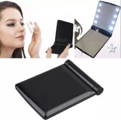 Compacte Make-up Spiegel- LED Mirror- Inklapbaar Met Verlichting- Draagbare Mini Make-up Spiegel -Poeder - Foundation Winkel 1200x1193 2