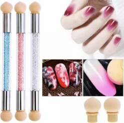 GUAPÀ - Nail Art Penselen Spons Set Met Holografische Glitter Poeder Set Voor Het Maken Van Prachtige Nail Art Effecten Op Je Nagels - 6 Delige Nail Art Set 13 GUAPÀ - Nail Art Penselen Spons Set Met Holografische Glitter Poeder Set Voor Het Maken Van Prachtige Nail Art Effecten Op Je Nagels - 6 Delige Nail Art Set -Poeder - Foundation Winkel 1200x1193 8