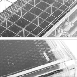 Relaxdays Make-up Organizer Acryl - 3 Lades Met Vakken Acrylbox - Cosmeticabox Opbergdoos - Doorzichtig -Poeder - Foundation Winkel 1200x1198 31