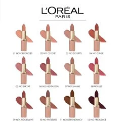 L’Oréal Paris Color Riche Free The Nudes Lipstick - 09 No Judgement - Bruin - Roze - 3,9 Gr -Poeder - Foundation Winkel 1200x1199 8