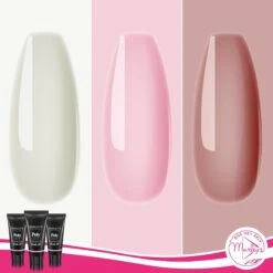 Murley’s Polygel Kit 3x 30ml Acryl Gellak - Gelnagels - Gel Polish Kunstnagels - Gelnagellak - Perfect Gelakte Nagels -Poeder - Foundation Winkel 1200x1200 1109