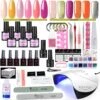 Royala E6 Gellak Starters Pakket Inclusief UV LED Lamp + Met 12 Verschillende Gellak Kleuren - Gellak Lamp – Gellac Set - Alle Benodigdheden In Eén - 300 Nail Wipes - Cleanser - Topcoat - Uitgebreid Pakket- Gel Polish Set - Gellak Set - UV LED Lamp -Poeder - Foundation Winkel 1200x1200 1128