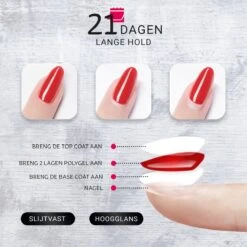 Miss Jules - 6-Delige Gellak Starterspakket - Nagellak - Kleur Rood, Zwart & Glitter - Glanzend & Dekkend Resultaat -Poeder - Foundation Winkel 1200x1200 1137