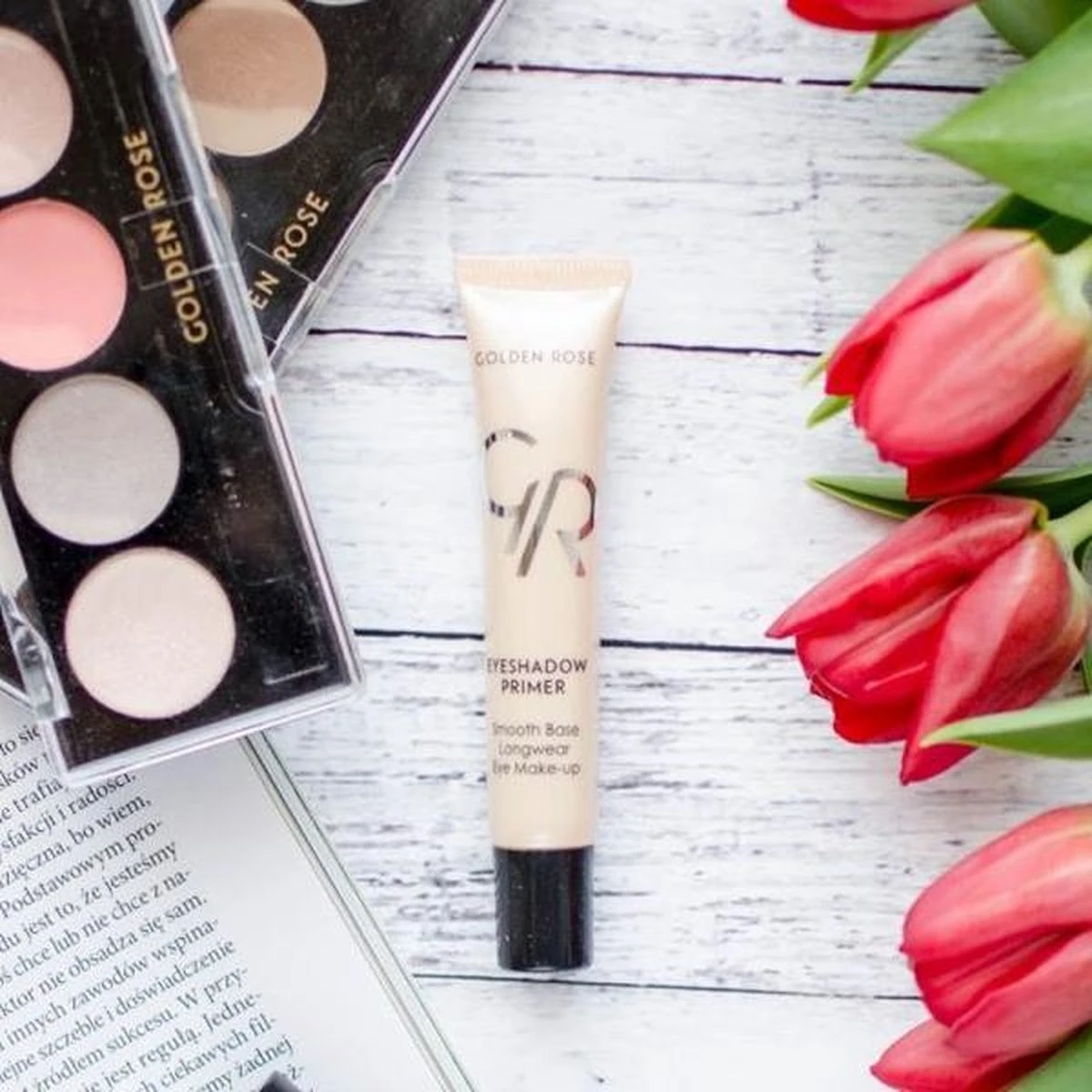 Golden Rose Eyeshadow Primer Oogschaduw Basis Transparante Oogschaduw Primer 4 Golden Rose Eyeshadow Primer Oogschaduw Basis Transparante Oogschaduw Primer - Afbeelding 2