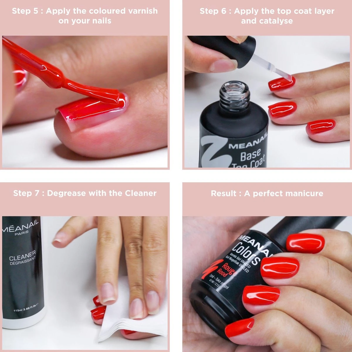 Méanail - Kit Sphère - Gellak – Led Lamp 48w - Gellak Starterspakket - Gel Nagellak 6 X 8ml 5 Méanail - Kit Sphère - Gellak – Led Lamp 48w - Gellak Starterspakket - Gel Nagellak 6 X 8ml - Afbeelding 3