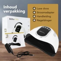 BoraPora Professionele Nageldroger - 280 Watt UV LED Lamp Nagels - 66 Leds - Nagel UV Lamp - Gellak Lamp - Nagellamp - Nagellamp Led - Nagellamp Voor Gel Nagellak - Nagellamp Led Uv - Nagellamp Uv - Nagellamp Gelnagels - Gellak - Nageldroger -Poeder - Foundation Winkel 1200x1200 1189