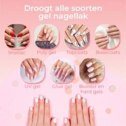 Vanilon UV Lamp Gelnagels - Gellak Nagel Droger - 86W LED - 2,5 Meter Snoer -Poeder - Foundation Winkel 1200x1200 1198