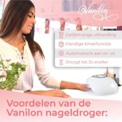 Vanilon UV Lamp Gelnagels - Gellak Nagel Droger - 86W LED - 2,5 Meter Snoer -Poeder - Foundation Winkel 1200x1200 1200