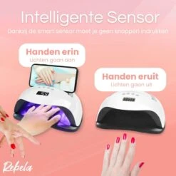 Rebela | Nageldroger | Gelnagels | GEL UV LED Nail Lamp 168w | UV Lamp Gelnagels | Led Nagellamp | Nageldroger | Wit -Poeder - Foundation Winkel 1200x1200 1216