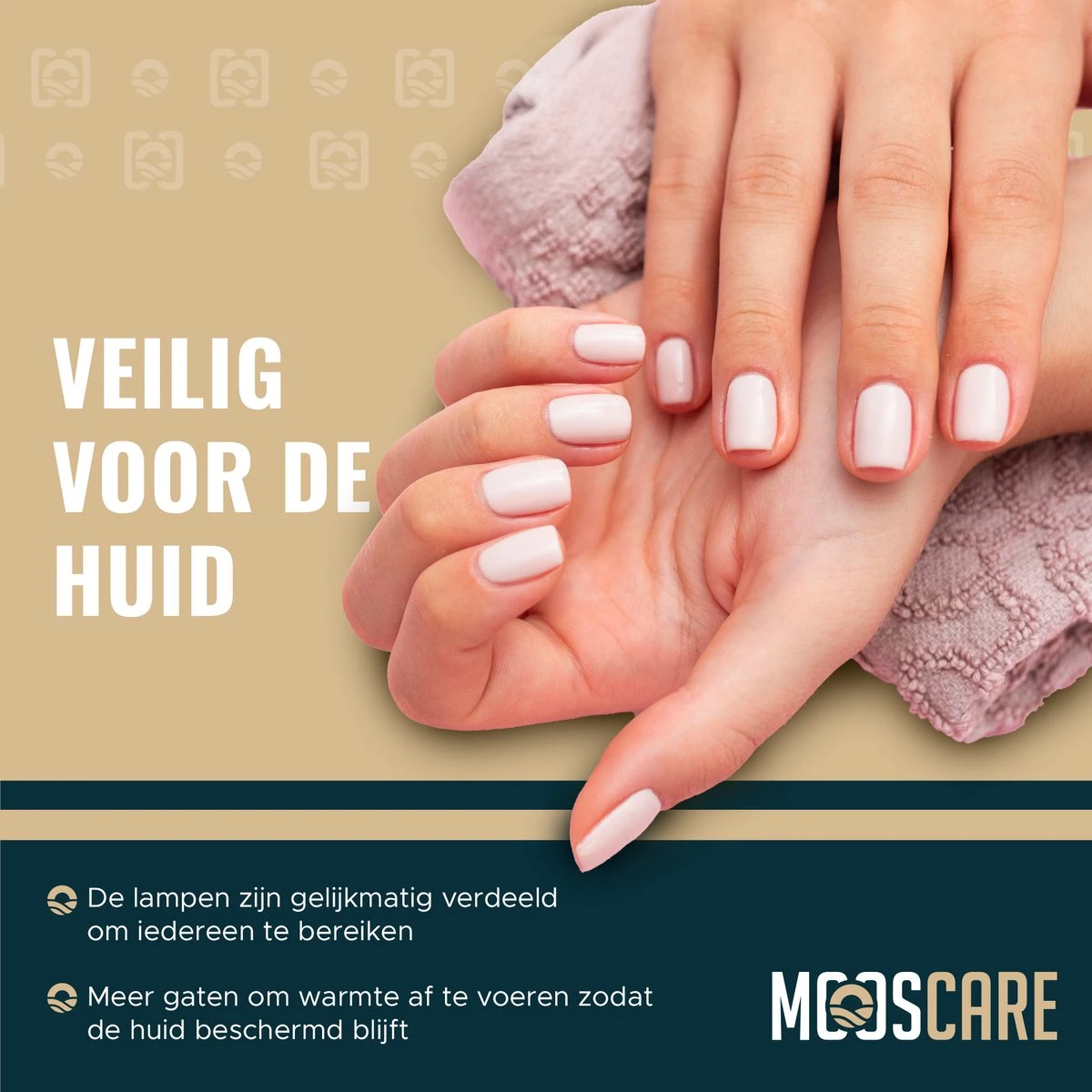 MOOSCARE 120 Watt LED Lamp Voor Gellak Nagels - UV Lamp Gelnagels - Nail Art Nagellamp - Gel Nagellak Nageldroger 4 MOOSCARE 120 Watt LED Lamp Voor Gellak Nagels - UV Lamp Gelnagels - Nail Art Nagellamp - Gel Nagellak Nageldroger - Afbeelding 2