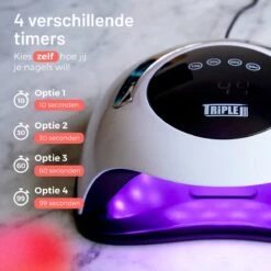 Triple J® UV Lamp Gelnagels - Nageldroger - Nagellamp - Automatische Timer - 36 LEDs - Wit 15 Triple J® UV Lamp Gelnagels - Nageldroger - Nagellamp - Automatische Timer - 36 LEDs - Wit -Poeder - Foundation Winkel 1200x1200 1236