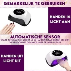 Maxi Nageldroger Pro - 168W - Uv Lamp - Nageldroger Lamp - Nageldroger Voor Gelnagels - Geschikt Voor Elke Nagel Gellak -Poeder - Foundation Winkel 1200x1200 1247