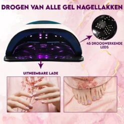 Maxi Nageldroger Pro - 168W - Uv Lamp - Nageldroger Lamp - Nageldroger Voor Gelnagels - Geschikt Voor Elke Nagel Gellak -Poeder - Foundation Winkel 1200x1200 1248
