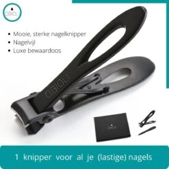 Obioli ™ Nagelknipper Set - Luxe Cadeau Doos Voor Mannen En Vrouwen - Nageltang - Nagelschaar - Kalknagels - Teennagel - Met Nagelvijl - Zwart - Groot - Gift Box 23 Obioli ™ Nagelknipper Set - Luxe Cadeau Doos Voor Mannen En Vrouwen - Nageltang - Nagelschaar - Kalknagels - Teennagel - Met Nagelvijl - Zwart - Groot - Gift Box -Poeder - Foundation Winkel 1200x1200 1278