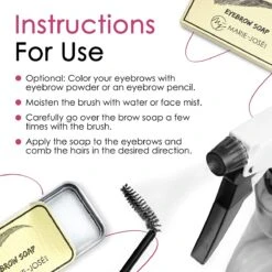 Marie-José & Co Brow Soap - Wenkbrauw Styling Zeep / Gel - Kleurloos -Poeder - Foundation Winkel 1200x1200 1307