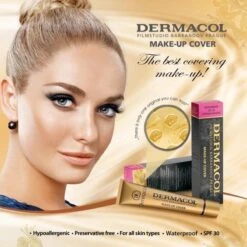 Dermacol - Make-up Cover - 30 Ml - Waterproof - Tint 215 17 Dermacol - Make-up Cover - 30 Ml - Waterproof - Tint 215 -Poeder - Foundation Winkel 1200x1200 140