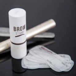 ProductPlanet Premium Wenkbrauw Stempel - Wenkbrauw Sjabloon - Wenkbrauwstempel - Brow Stamp - 10 Sjablonen - Borsteltje - Herbruikbaar - Waterdicht - Cadeau Voor Haar - Mediumbruin -Poeder - Foundation Winkel 1200x1200 1442