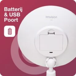 Innovision Make Up Spiegel - Met Verlichting En Zuignap - 360° Verstelbaar - Werkt Op Batterijen En Op Stroom - 5x Vergroot -Poeder - Foundation Winkel 1200x1200 501