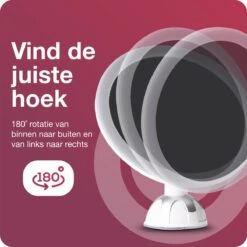 Innovision Make Up Spiegel - Met Verlichting En Zuignap - 360° Verstelbaar - Werkt Op Batterijen En Op Stroom - 5x Vergroot -Poeder - Foundation Winkel 1200x1200 503