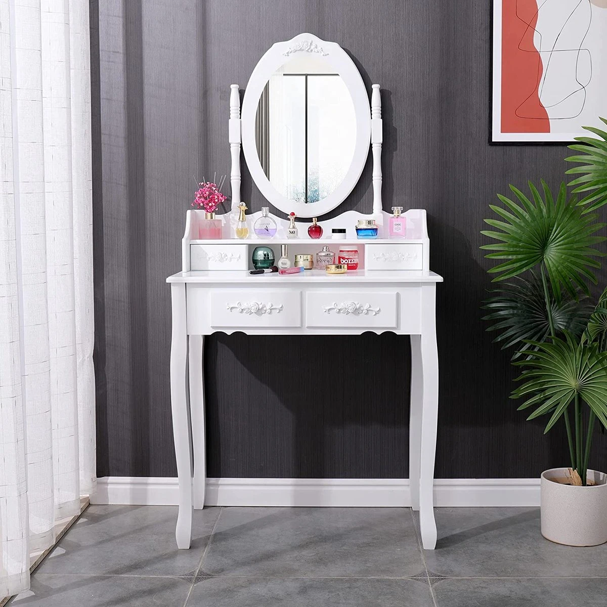 RJRoyal Living Princess Kaptafel Met Spiegel Make Up 7 RJRoyal Living Princess Kaptafel Met Spiegel Make Up - Afbeelding 5