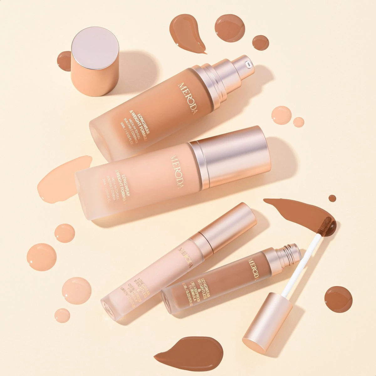 Meroda Universal Concealer - 1C | Lichtbeige Met Neutrale Ondertonen Voor De Hele Lichte Tot Lichte Huid - 30ml 10 Meroda Universal Concealer - 1C | Lichtbeige Met Neutrale Ondertonen Voor De Hele Lichte Tot Lichte Huid - 30ml - Afbeelding 8