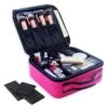 Cosmetica Koffer - Make-up Koffer Met Verstelbare Vakken - Visagie En Nagelstyliste Beauty Koffer - 26x23x9CM - Roze -Poeder - Foundation Winkel 1200x1200 641