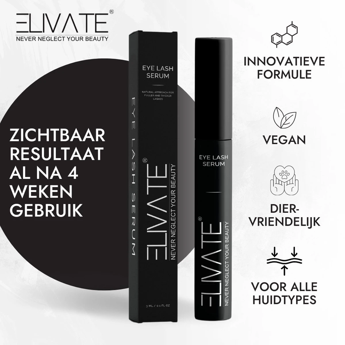 Elivate® 2x Wimperserum 3ml 5 Elivate® 2x Wimperserum 3ml - Afbeelding 3