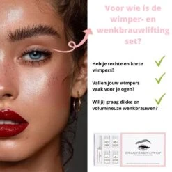 Merkloos Wimper & Wenkbrauw Lifting Set - Wimperlift - Wenkbrauwlift - Lashlift - Browlift - Proffesional Wimperlifting - Lash Lift - Wimperkit - Wenkbrauwkit - Permanent Gekrulde Wimpers - Lashes And Brows - Lash & Brow Kit -Poeder - Foundation Winkel 1200x1200 782