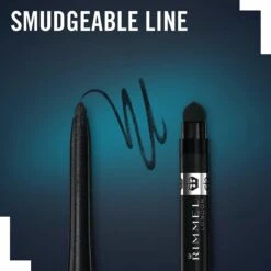 Rimmel London Exaggerate Waterproof Eye Definer - 263 Starlit Black 11 Rimmel London Exaggerate Waterproof Eye Definer - 263 Starlit Black -Poeder - Foundation Winkel 1200x1200 832