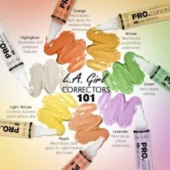 L.A. Girl - HD Pro Concealer - GC990 - Orange - Corrector - Oranje - Medium Tot Donkere Huid - Cruelty Free - 8 G 16 L.A. Girl - HD Pro Concealer - GC990 - Orange - Corrector - Oranje - Medium Tot Donkere Huid - Cruelty Free - 8 G -Poeder - Foundation Winkel 1200x1200 95