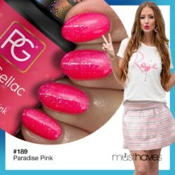Pink Gellac - Paradise Pink - Gellak - Vegan - Roze - Glanzend - 15ml -Poeder - Foundation Winkel 1200x1200 952