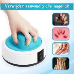 LOUVRO Stoom Nagellak Remover - Nagellak Verwijderaar En Nail Polish Verwijderaar - Stoom Nagellak Remover Machine - Nagel Steamer - Nagel Remover -Poeder - Foundation Winkel 1200x1200 995