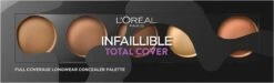 L'Oréal Paris LMU Inf.TCover Conceal.palette 2 Dark S Concealermake-up 10 L'Oréal Paris LMU Inf.TCover Conceal.palette 2 Dark S Concealermake-up -Poeder - Foundation Winkel 1200x363