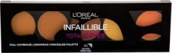 L'Oréal Paris LMU Inf.TCover Conceal.palette 2 Dark S Concealermake-up 11 L'Oréal Paris LMU Inf.TCover Conceal.palette 2 Dark S Concealermake-up -Poeder - Foundation Winkel 1200x367