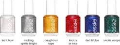 Essie Winter Collection Nagellak - 665 Caught On Tape - Gouden Glitter Nagellak -Poeder - Foundation Winkel 1200x451