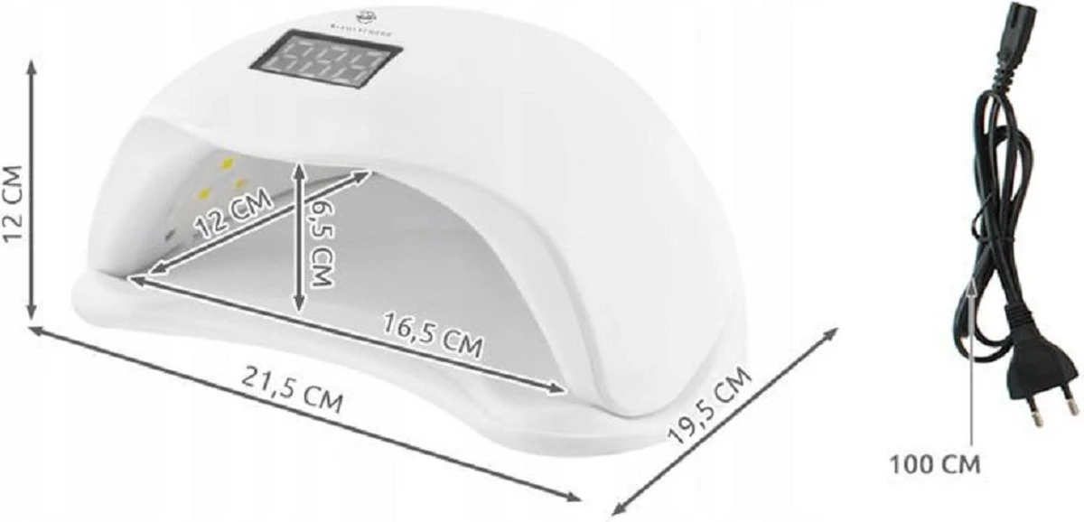 Beautylushh Nageldroger UV Lamp Met Bewegingssensor - Perfect Voor Manicure - Met 24 Dual LED Lampen 7 Beautylushh Nageldroger UV Lamp Met Bewegingssensor - Perfect Voor Manicure - Met 24 Dual LED Lampen - Afbeelding 5