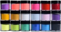 Acrylpoeders Set | 18 Stuks | 108 G Totaal Poeders | Acrylnagels | Nail Art | Acryl Kleuren | Acrylpigment | Poeder Voor Nepnagels | Nagelpoeder | Nagelstad 14 Acrylpoeders Set | 18 Stuks | 108 G Totaal Poeders | Acrylnagels | Nail Art | Acryl Kleuren | Acrylpigment | Poeder Voor Nepnagels | Nagelpoeder | Nagelstad -Poeder - Foundation Winkel 1200x643