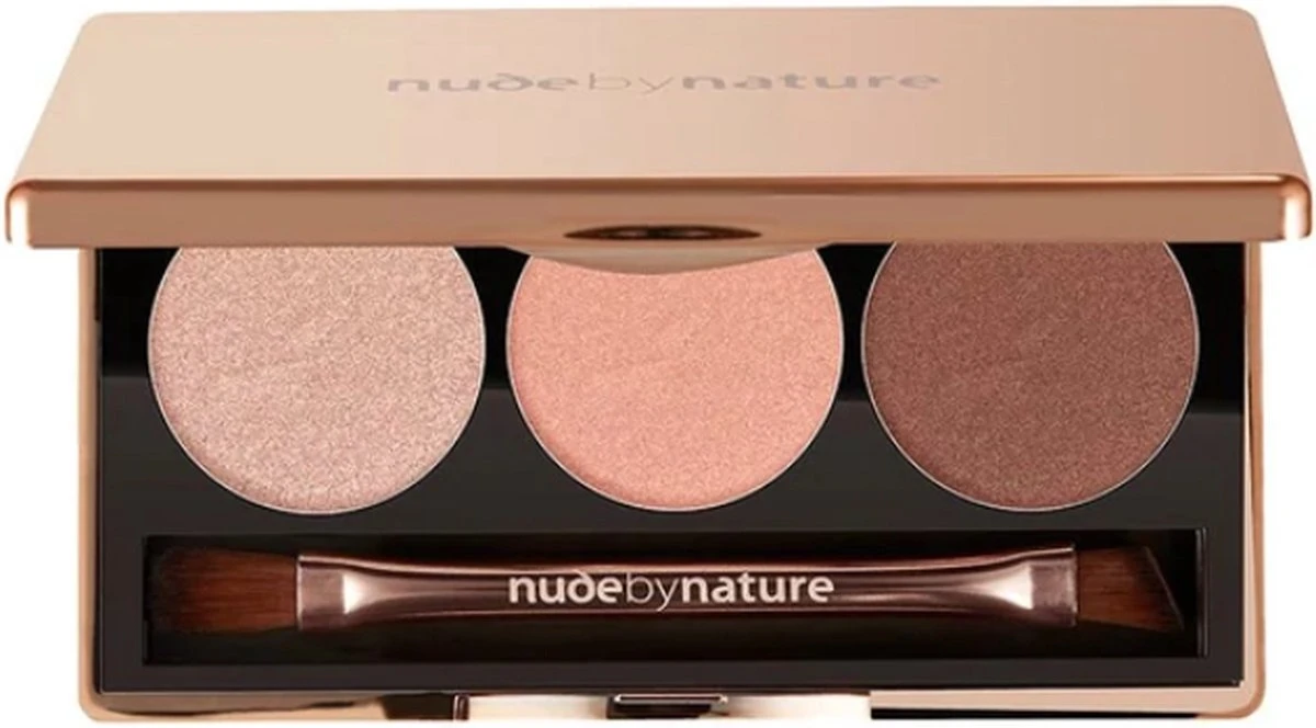 Nude By Nature Natural Illusion Eyeshadow Trio 03 Rose 3 Nude By Nature Natural Illusion Eyeshadow Trio 03 Rose