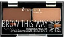 Rimmel London Brow This Way Brow Sculpting Kit - 003 Dark Brown 34 Rimmel London Brow This Way Brow Sculpting Kit - 003 Dark Brown -Poeder - Foundation Winkel 1200x695 2